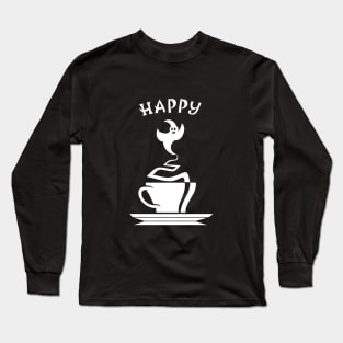 happy Halloween coffee gift Long Sleeve T-Shirt